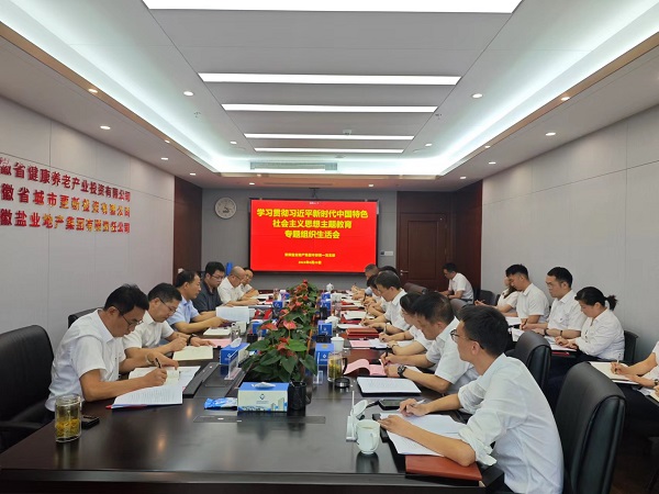 安徽尊龙凯时地产集团本部第一党支部召开主题教育专题组织生涯会